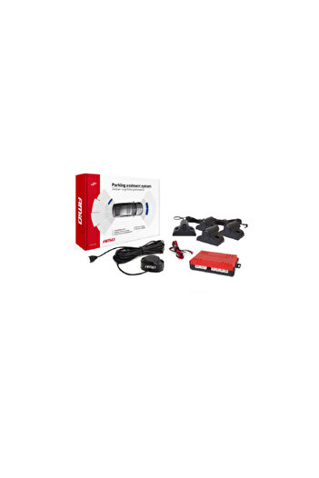 AMIO Set of 4 AMIO parking sensors, 19mm, with sound unit, Black color