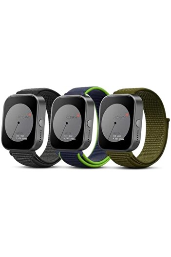O Ozone (Pack of 3) Nylon Loop Sport Band For CMF by Nothing Watch Pro/Watch Pro 2 Watchband Bracelet