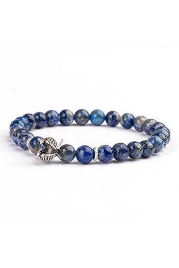 Mitr Lapis Lazuli Natural Stone Bracelet (6 mm) – Deep Wisdom
