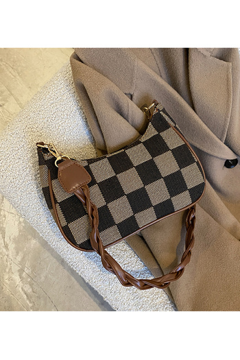 sharpdo Underarm Bag Plaid Hand-held One-shoulder Cross-body Bag