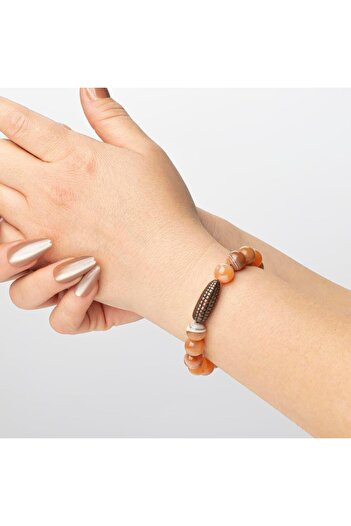 Mitr Karnelyan Agate Natural Stone Bracelet (10 mm) – Creative Spirit