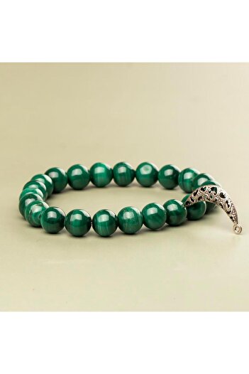 Mitr Malachite Natural Stone Bracelet (8 mm) – Ancient Shield