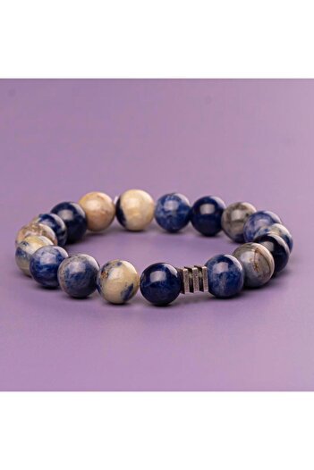 Mitr Sodalite Natural Stone Bracelet (10 mm) – Intuitive Power