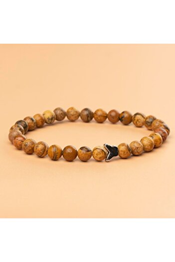 Mitr Tree Jasper Natural Stone Bracelet (6 mm) – Healing Frequency