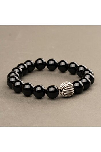 Mitr Onyx Natural Stone Bracelet (8 mm) – Deep Protection