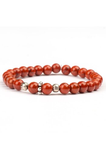 Mitr Jasper Natural Stone Bracelet (6 mm) – Inner Strength