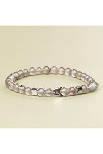 Mitr Labradorite Natural Stone Bracelet (6 mm) – Intuitive Sparkle
