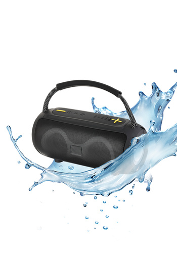 Lawazim Waterproof Bluetooth Speaker 5W - Portable Boombox with Dual Drivers LED AUX USB TF FM