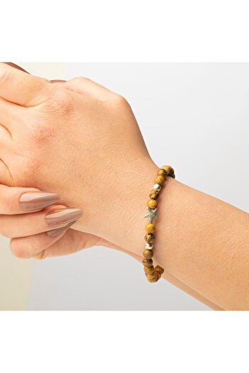 Mitr Tree Jasper Natural Stone Bracelet (6 mm) – Stay in the Moment