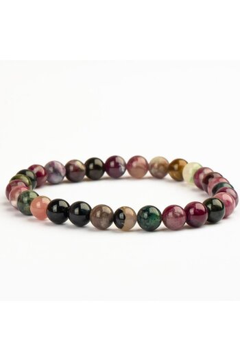 Mitr Tourmaline Natural Stone Bracelet (6 mm) – Border Consciousness