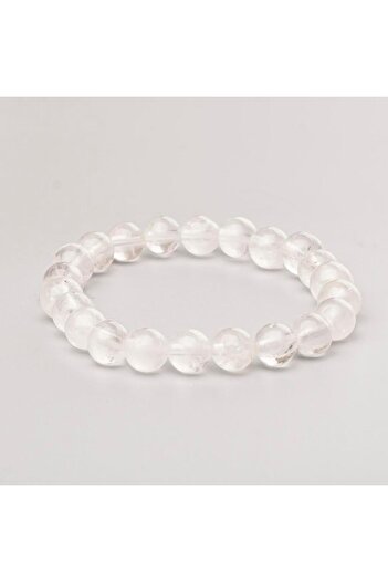 Mitr Crystal Quartz Natural Stone Bracelet (8 mm) – Soul Mirror