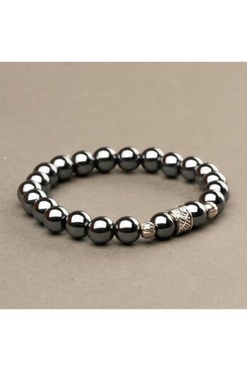 Mitr Hematite Natural Stone Bracelet (8 mm) – Mind-Calm