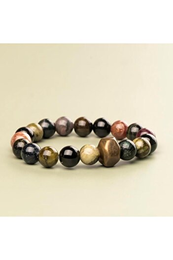 Mitr Tourmaline Natural Stone Bracelet (10 mm) – Vibration Shield