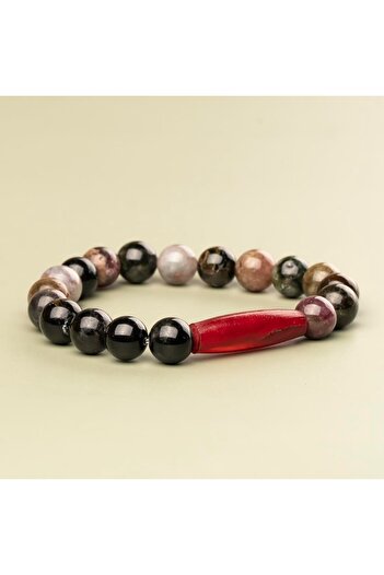 Mitr Tourmaline Natural Stone Bracelet (10 mm) – Energy Shadow