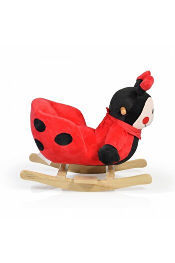 Moni Ladybug plush rocking chair with backrest and Ladybug sounds