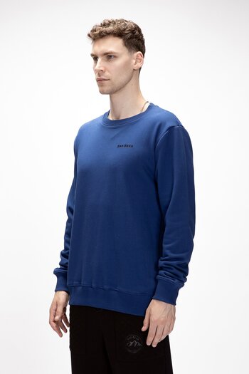 Bad Bear Inner Printed Parliament Blue Crewneck Men's Sweatshirt