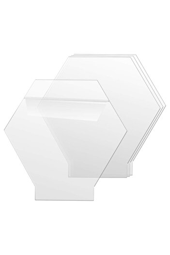 Slasa 2mm Acrylic Sheets for Light Base, 4 Transparent Acrylic Panels, Cast Plexiglass Sheet, 0.08 inches