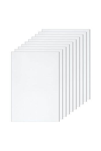 QUARKZMAN Set of 10 Acrylic Sheets 5 × 7 Inch by
