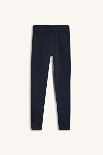 DeFacto K8846 İndigo Erkek Çocuk Beli Lastikli Okul Jogger Eşofman Altı