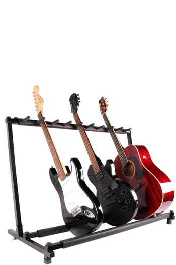 MegArya Guitar Stand 9 Holder Guitar Folding Stand Rack Band Stage Bass Acoustic Guitar