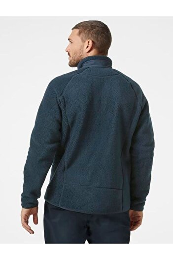 Helly Hansen Panorama Pile Block Jacket Men's Navy Blue Fleece Hha.49460.Hha.598