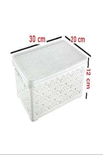 shopwave Large Motif Box with Lid -Tim136