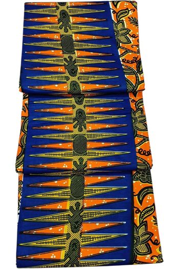 Generic Hitarget Wax African Fabric 6 Yard Printed Wax Cloth African Ankara Fabric For Party Dress fp12704