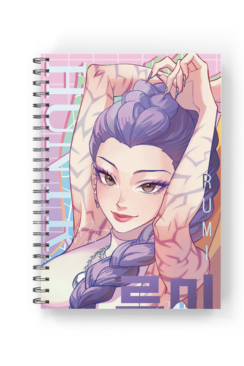 nihonwosekai K Pop Demon Hunters Spiral Notebook 50 Sheets A5 Size