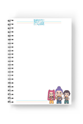 nihonwosekai K Pop Demon Hunters Spiral Notebook 50 Sheets A5 Size