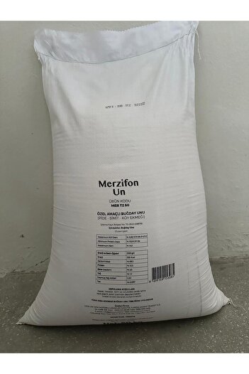 Doğal Ürünler DOĞA TARIM ÜRÜNLERİ 50 KĞ MERZİFON T2 TÜM HAMUR İŞLERİ İÇİN ÖZEL AMAÇLI KATKISIZ BUĞDAY UNU