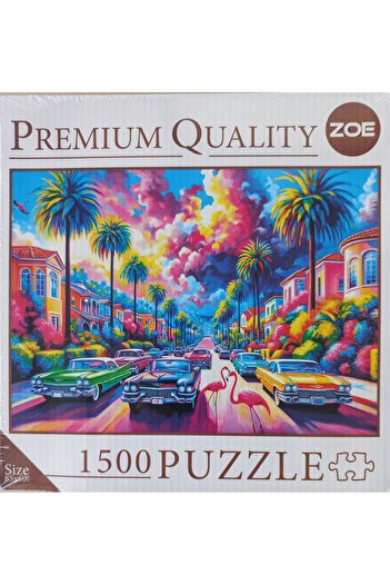 Seyax ZOE 1500 Parça Puzzle,Araba Puzzle,Premıum Qualıty