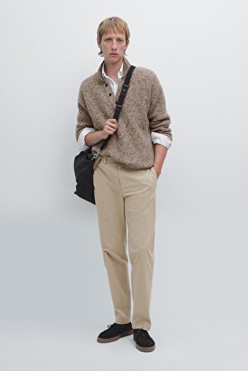 Massimo Dutti Pamuk karışımlı jogger fit pantolon