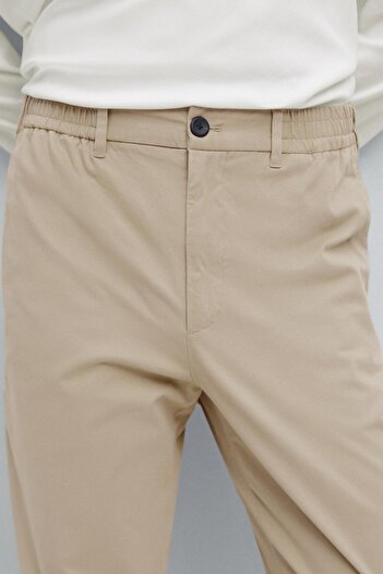 Massimo Dutti Pamuk karışımlı jogger fit pantolon
