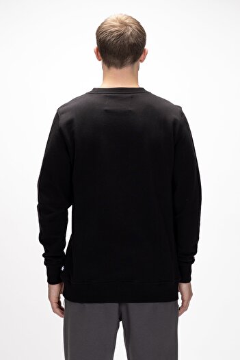 Bad Bear Acme Siyah Erkek Baskılı Sweatshirt