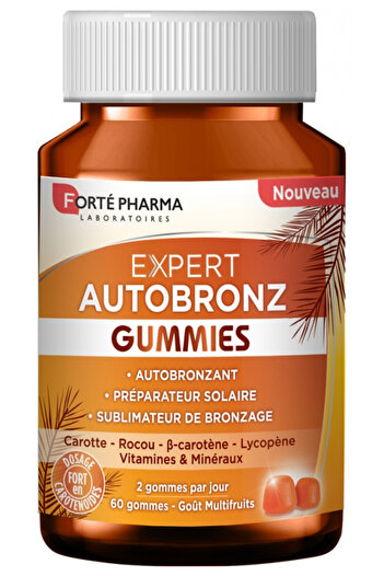 Forte Pharma Laboratories Expert Autobronz Gummies 60S