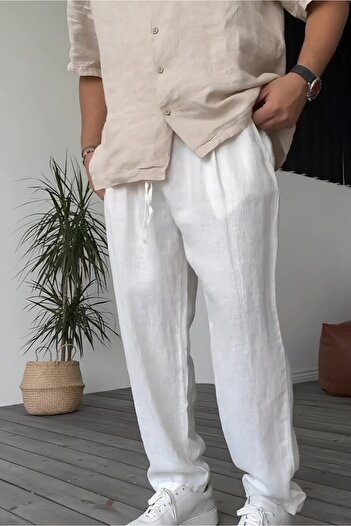 Tasha Boutique Linen pants H103