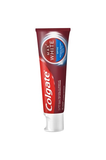 Colgate Max White Optic Whitening Toothpaste, Mint Flavor, 75ml