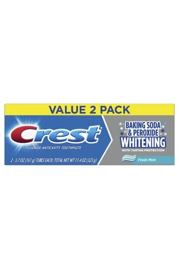 CREST Set 2x Toothpaste Baking Soda Peroxide 161gr