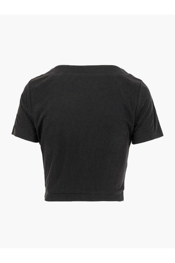 Guess Prisca Women's Black Modal Blend Top W5Yp14Kaql2-Jblk