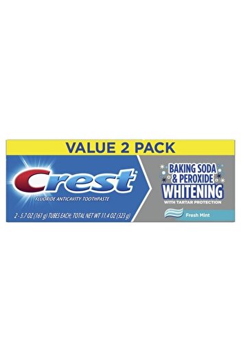 CREST Set 2x Toothpaste Baking Soda Peroxide 161gr