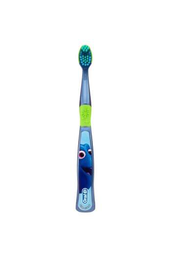 Oral-B Periuță de dinți pentru copii, Oral-B, Pixar, Finding Dory, vârstă 3+ ani, protecție multiplă, peri moi, B