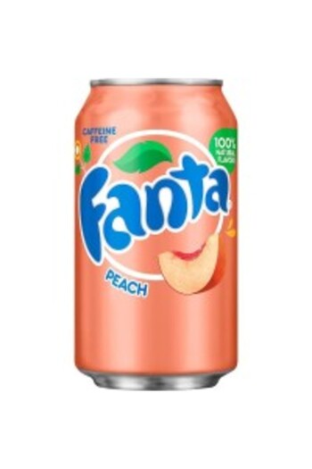 Fanta USA Peach - Peach-flavored soda 355 ml
