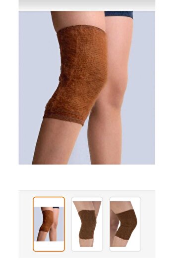 S&D ÇARŞİ Battal Boy Warm Men's Camel Hair Short Wool Kneepad Corset 1St Pair
