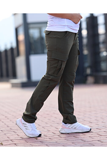 Huğlu Haki Unisex Taktik Trekking Pantolon