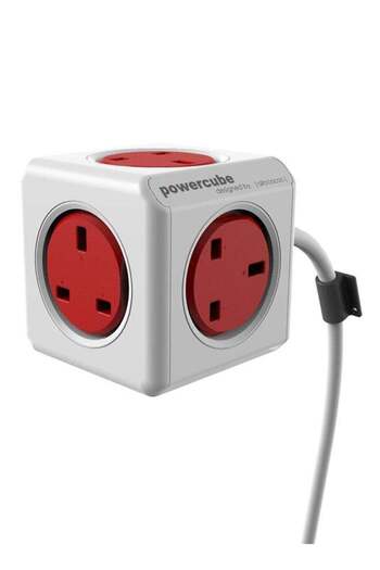 Powercube 3m Extended Power Adapter Red with 3meter