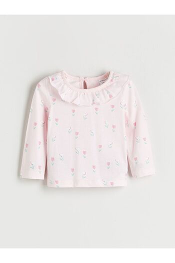 LC Waikiki Baby Collar Baby Girl Blouse and Pants 2-Piece Set