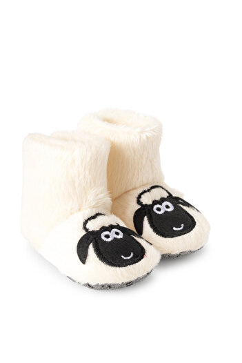 pufien Children's Slippers, Baby Home Boots, Cute Embroidered Baby Slippers with Animal Patterns