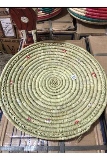 Gerenic Traditional Palm Leaf Bread Container
