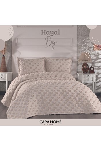 Çapa Home Chenille Bedspread / Dowry Cover / Suitable for Daily Use / 3-Piece Bedspread Dream