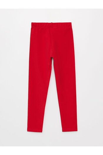 LC Waikiki Basic Girl's Long Tights with Elastic Waist
